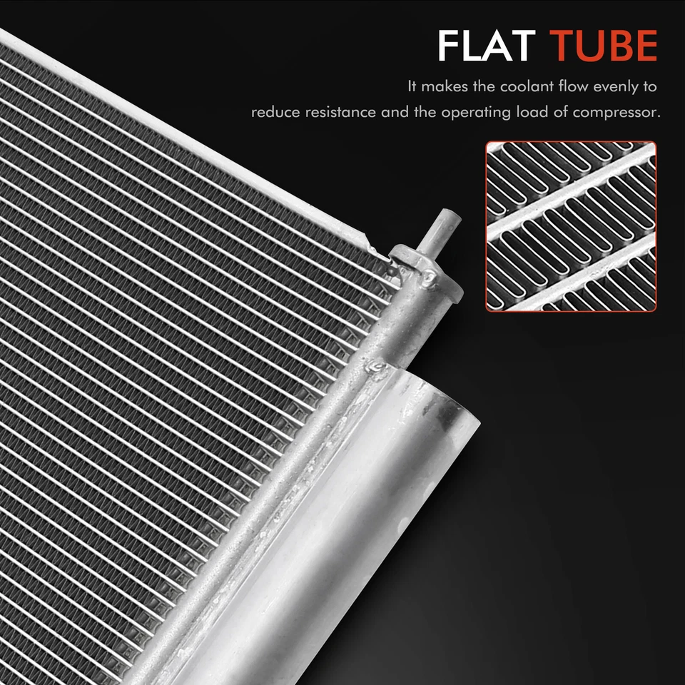 AC Condenser w/ Receiver Drier for Toyota Prius C 2012-2021 L4 1.5L 8846052170 - Image 3 of 4