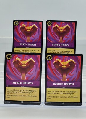 Disney Lorcana Hypnotic Strength 59/204 Shimmering Skies 4 Cards