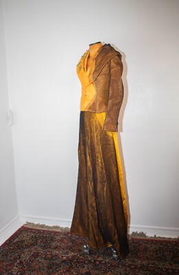 Antoni Ortega Couture Size S Embroidery Beaded Jacket Blazer And Skirt
