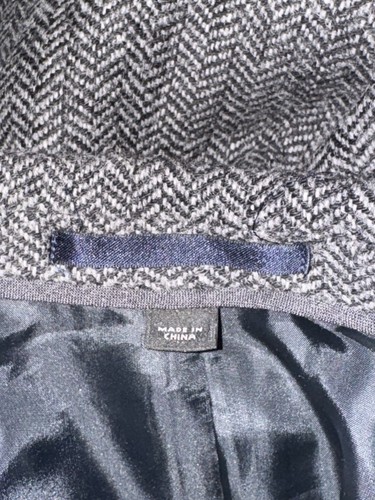 Blazer de tela británico J Crew Ludlow Moon espiga tweed para hombre 38R lana/cuna usado en excelente estado - Imagen 9 de 17