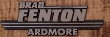 ARDMORE OK BRAD FENTON GM SUPERSTORE DEALERSHIP LOGO EMBLEM ADVERTISEMENT Z3913
