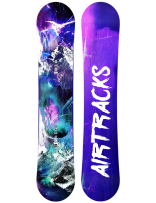 AIRTRACKS Snowboard High M Carbon Hybrid Rocker Allmountain 140 145 150 cm
