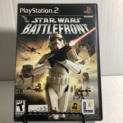 Star Wars: Battlefront (Sony PlayStation 2, 2004) CIB W/Registration Card