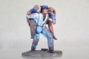 Figurine Archer Anglais Médiéval 90mm (1/18) - Barton Miniatures - Kit En Plomb à Peindre - Occasion