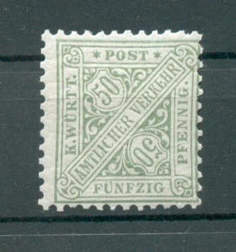 Württemberg 206 LUXURY MNH MINT NEVER HINGED LUXURY 17EUR