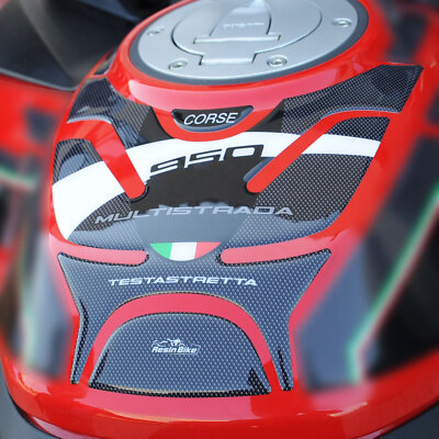 Stickers Mirrors Motorcycle 3D Resin Compatible With Ducati MULTISTRADA