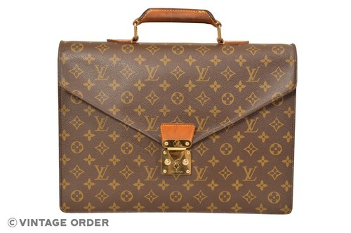 Louis Vuitton Monogram Serviette Conseiller Business Bag M53331 - YG00840 |  eBay