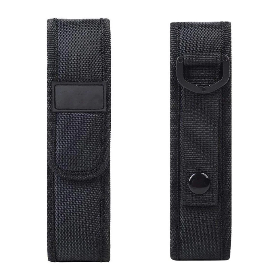 Tactical EDC Pouch Nylon Folding Knife Flashlight Sheath Camping Outdoor Holster - Image 3 of 4