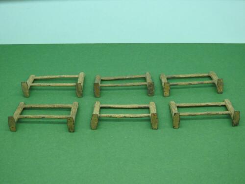 JOHILLCO 1930s LEAD FARM SERIES PRE-WAR FREESTANDING RUSTIC FENCING HURDLES x6 - Picture 5 of 5
