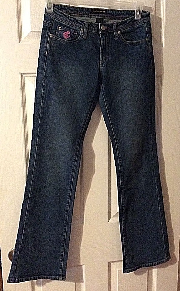 Rocawear Roca Wear Vintage Premimum Jeans Pink Logo Women's