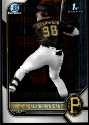 2022 Bowman Chrome Jack Brannigan Rookie G31 Pittsburgh Pirates