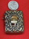 Vesta Match Safe Art Deco Compact Vintage