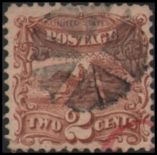 US #113 Used fancy cancel