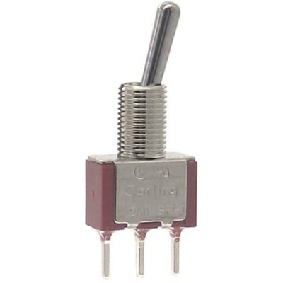 2PC CARLING TECHNOLOGIES 2M1-SP1-T1-B1-M2QE Toggle Switch, 5 A, 2 A, 20V, SPDT,