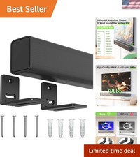 Universal Soundbar Mount - Sturdy Floating Speaker Wall Bracket for TVs