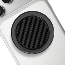 Black Clear Magnetic Phone Grip Holder, Compatible for Magsafe Phone Grip, Colla