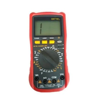 Deluxe Digital Voltmeter Ohmmeter Multimeter OHM DC AC Voltage Tester, SNT18L