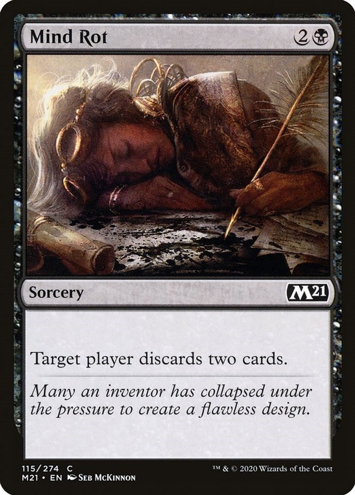 Mind Rot - 115 - NM - Core Set 2021