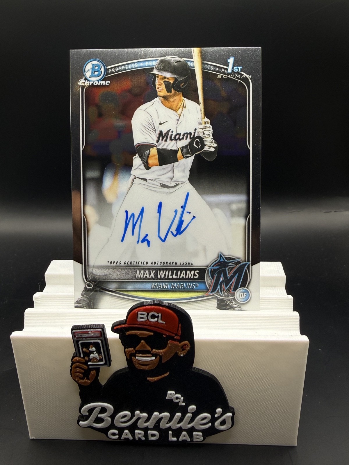 2025 Bowman Draft Max Williams Chrome Auto 1st Prospect #CPA-MWI Marlins