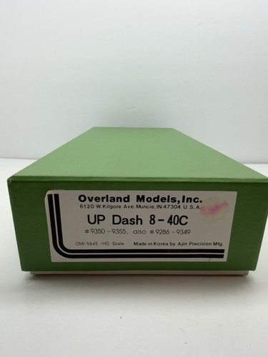 Overland OMI UP Dash 8-40C HO Latón COMO NUEVO NOS Nunca Funciona Envoltura de Fábrica OMI-5845 | Condition: New: Other (See Details)