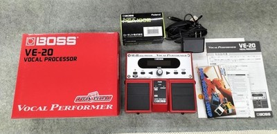 Boss VE-20 Vocal Performer Voice Effect Pedal in Box Operation confirmed