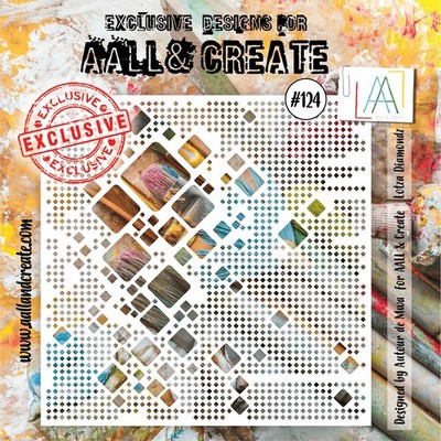AALL And Create Stencil 6''X6''-Lotza Diamondz