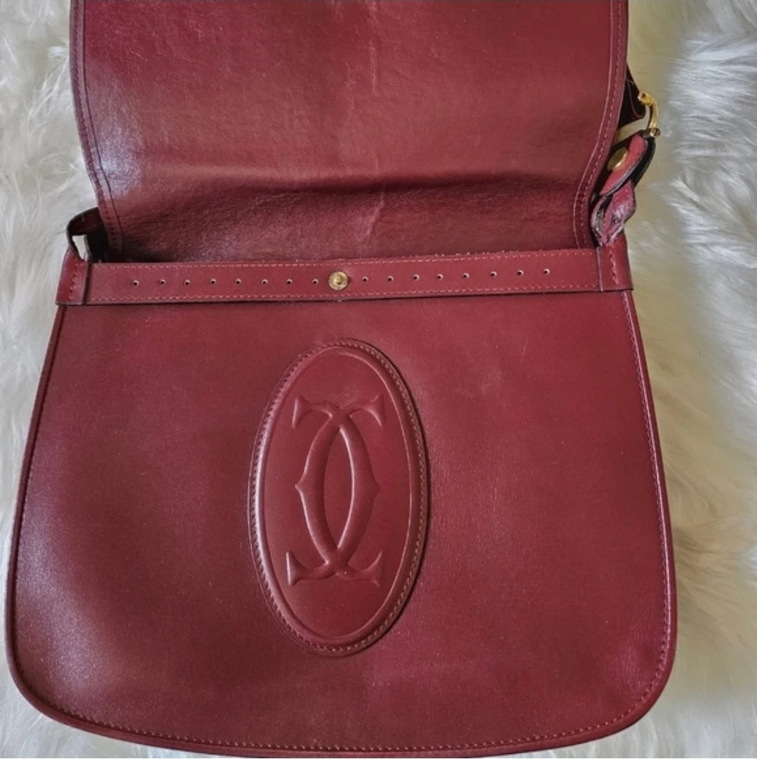 Cartier Shoulder Bag Red Bags & Handbags for Women for sale | eBay