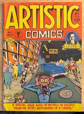 Artistic Comics   Golden Gate 1973   1st Print! R Crumb Sketchbook Stuff!