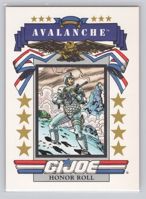 1991 Impel G.I. Joe Honor Roll Avalanche #189 Battleforce 2000 Driver Card