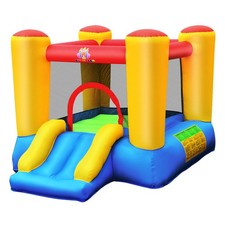Kids Inflatable Bouncer Bounce House Jumping Area Slide Without Blower