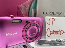 Excellent Nikon COOLPIX S3600 pink 20MP 8x Zoom Compact Digital Camera B341