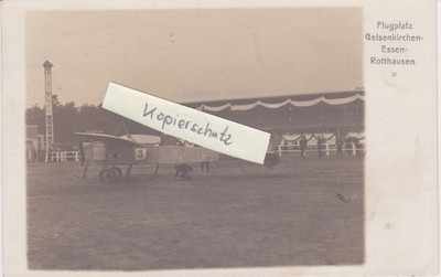 Ak Gelsenkirchen, Essen, Rotthausen, Flugplatz, Photo Ak, Foto, Postkarte
