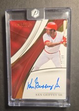 2017 Panini Immaculate Collection - Immaculate Signatures Ken Griffey Sr. #IS-SR