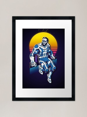 Immortal - Invincible *80er Retro* F gerahmtes Wandbild Poster Leinwanddruck Bild
