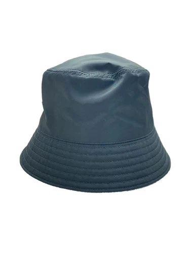 Chapeau PRADA plaque triangle RE NYLON seau M noir homme P101 2022 occasion