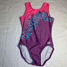 GK Elite Purple Pink Mystical Tank Style Practice Gymnastics Leotard CL