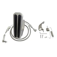 Universal Floor Mount Throttle Pedal, 24’’ Throttle Cable, Return Spring Kit 