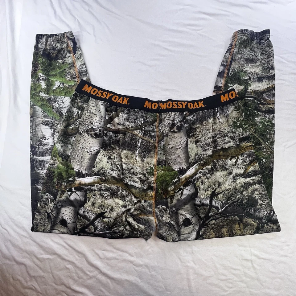 Mossy Oak Men's 2XL 2XG (44-46) Camo Camouflage Base Layer Thermal Pants - Image 4 of 4