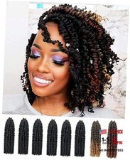 10 Inch 8 Packs Passion Twist Crochet Hair-Mixed 10 Inch Pack of 8 1B T27 T30