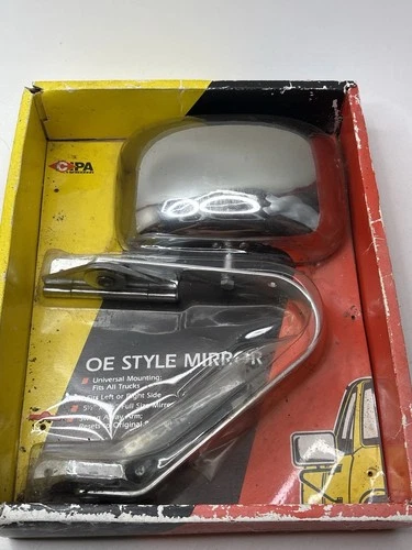 Vintage CPA Break-Away OE Style Truck & Van Mirror – Universal Mount – Chrome