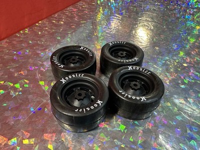 Losi 1RC5562 1/18 Asphalt Late Model Hoosier Tires (Black) Set Of 4 (F/R) NASCAR