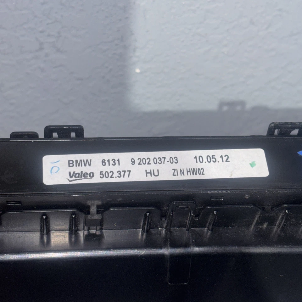 BMW E70 X5 2007-2013 calefacción aire acondicionado climatización panel de control 114191 10 OEM Foto 3 de 4