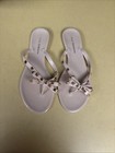 Wild Diva Studded Thong Bow Flat Sandal - Size 9 — photo 1