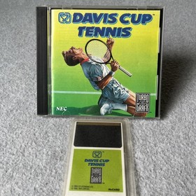 Davis Cup Tennis for TurboGrafx-16 Complete w/Case & Manual