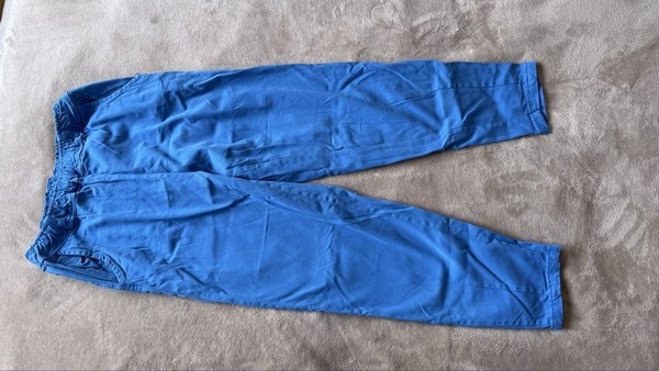 Women Trousers Navy 38