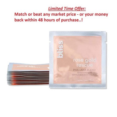 Bliss Rose Gold Rescue Daily Peel   Smooth Skin & Wrinkle Care | Clearance