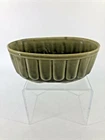 McCoy Brush  Planter Green Scallop With Number 804 Marked USA MCM
