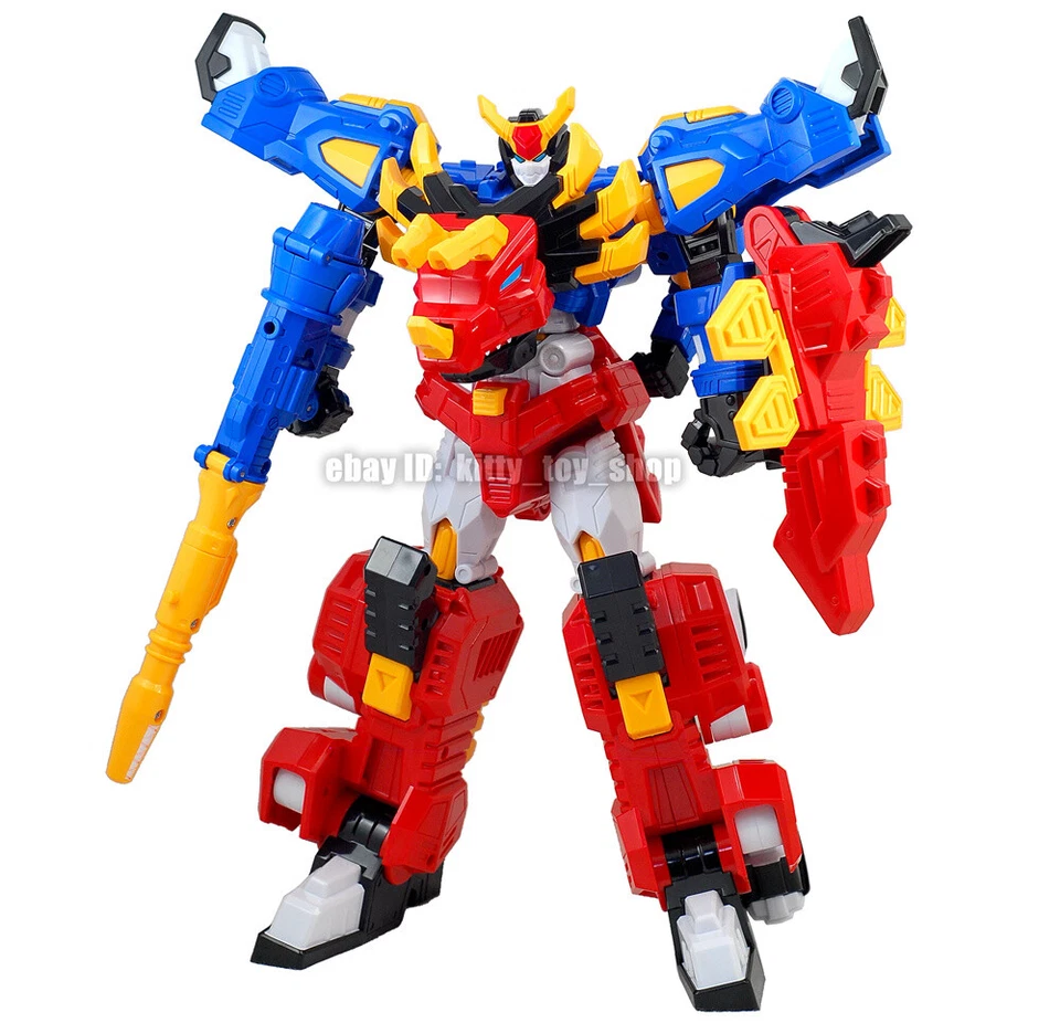 Juguetes MiniForce Super Dino Power FORCE TRIG Triceratops Jinete Robot Caballero Figura Foto 3 de 4