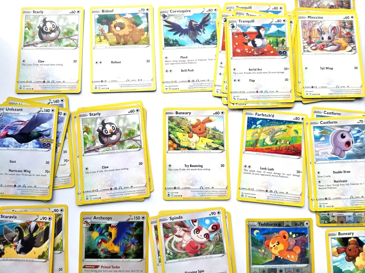 Cartas TCG Pokémon tipo normal