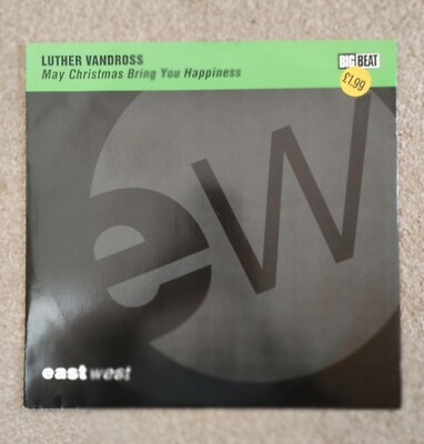 Luther Vandross May Christmas Bring You Happiness Vinyl UK 12'' 1991 Unplayed